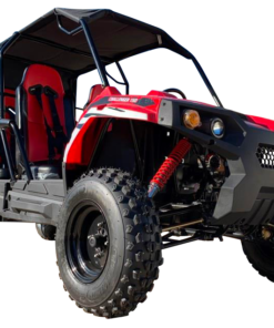 Alternative view of TrailMaster Challenger 200 4-Seater UTV Side-by-Side – Red