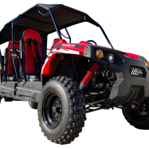 Alternative view of TrailMaster Challenger 200 4-Seater UTV Side-by-Side – Red