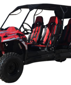 TrailMaster Challenger 200 4-Seater UTV Side-by-Side – Red