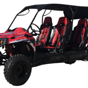 TrailMaster Challenger 200 4-Seater UTV Side-by-Side – Red