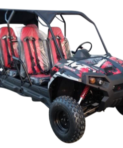 TrailMaster Challenger 300E EFI 4-Seater UTV Side-by-Side – Black
