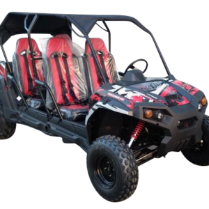 TrailMaster Challenger 300E EFI 4-Seater UTV Side-by-Side – Black