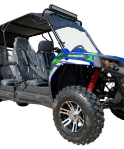 TrailMaster Challenger 300EX EFI 4-Seater UTV Side-by-Side, Shaft Drive with Independent Suspension – Blue