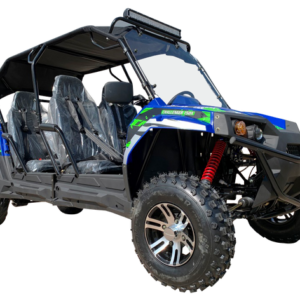 TrailMaster Challenger 300EX EFI 4-Seater UTV Side-by-Side, Shaft Drive with Independent Suspension – Blue