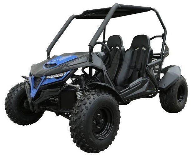 TrailMaster Cheetah 200 Full Size Buggy Go Kart, CVT Automatic with Reverse – Red - Image 2