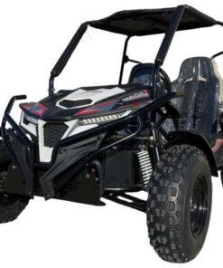 TrailMaster Cheetah 300E EFI UTV Go Kart, Shaft Drive, Liquid Cooled CVT Auto with Reverse – Red