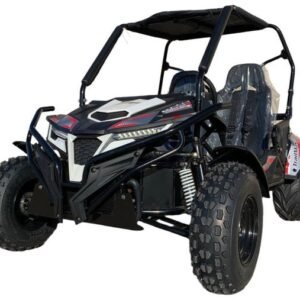 TrailMaster Cheetah 300E EFI UTV Go Kart, Shaft Drive, Liquid Cooled CVT Auto with Reverse – Red