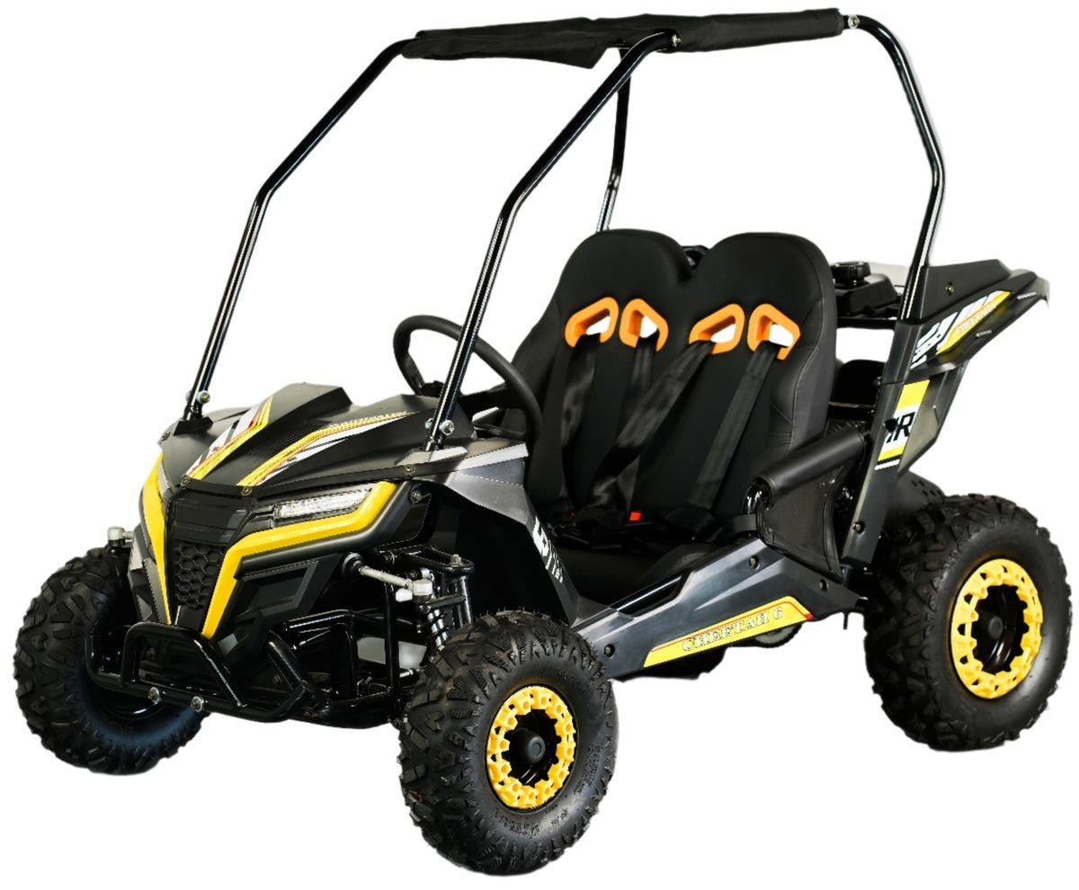TrailMaster Cheetah-6 Go Kart, 5.5hp Electric Start, Remote Start/Kill with Reverse, Kids Ages 4-9 – Red - Image 2