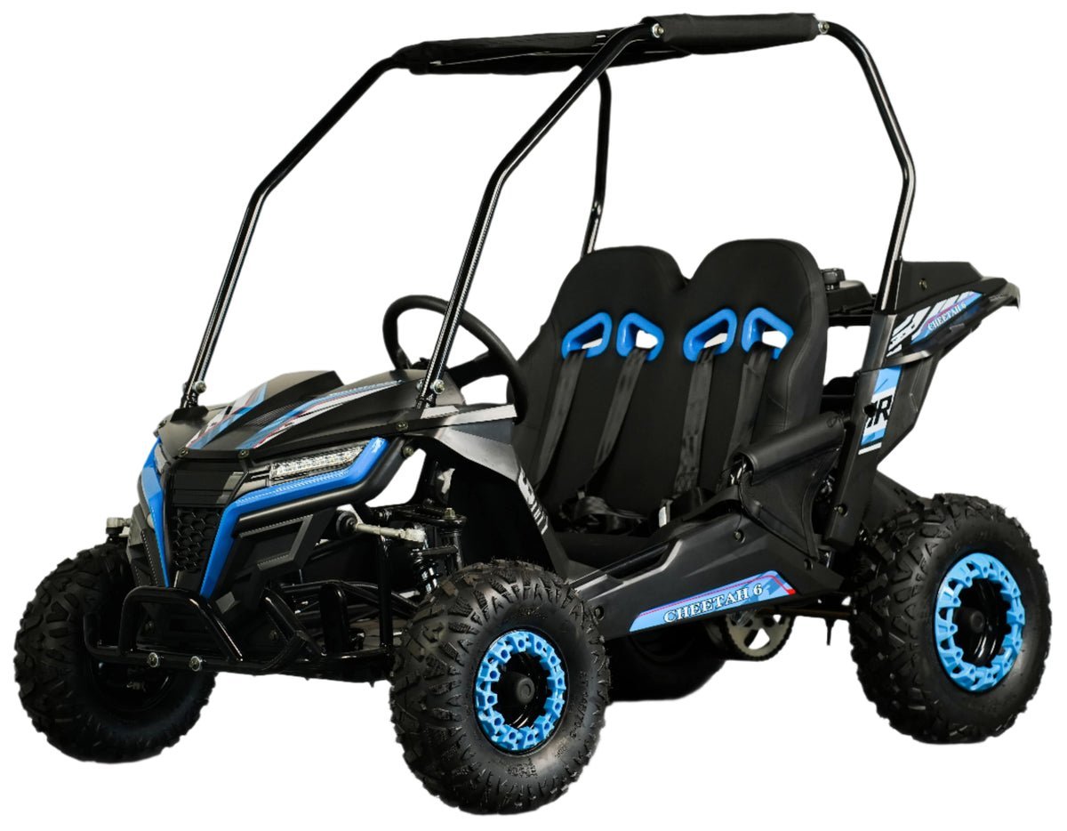 TrailMaster Cheetah-6 Go Kart, 5.5hp Electric Start, Remote Start/Kill with Reverse, Kids Ages 4-9 – Red - Image 3