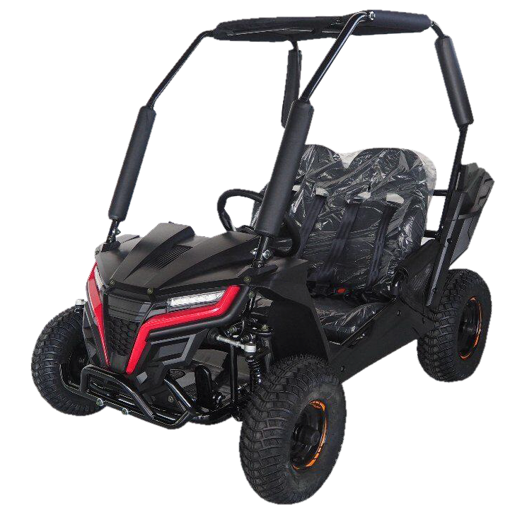 TrailMaster Cheetah i6 Electric Kids Go Kart, 48v 650w, Kids Ages 4-9 – Red - Image 2
