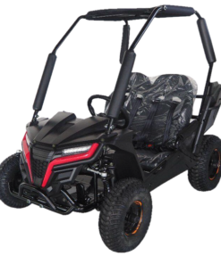 Alternative view of TrailMaster Cheetah i6 Electric Kids Go Kart, 48v 650w, Kids Ages 4-9 – Red