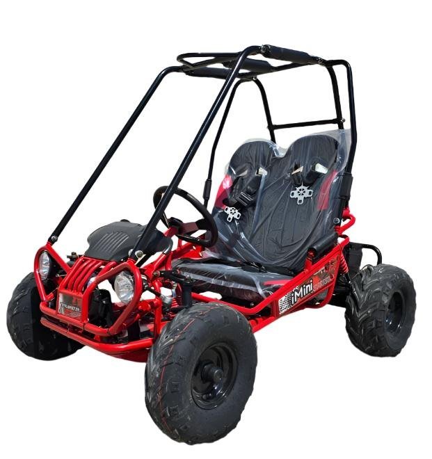TrailMaster iMini Kids Electric Go Kart, Reverse, 48v, 2-speed settings, Kids Ages 4-9 – Black - Image 3