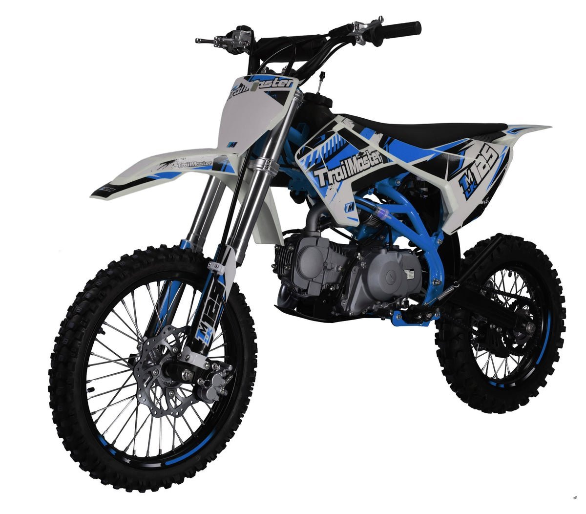 TrailMaster LK125 Pro Series Dirt Bike, Electric Start, 4-Speed Manual, Dual Disc Brakes, (17/14) Wheels – Red - Image 4