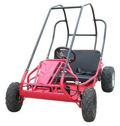 TrailMaster MID-Size XRS Go Kart 7.5hp, Pull Start, Kids Ages 7-12 (Number one Gokart Nationwide) – Red - Image 2