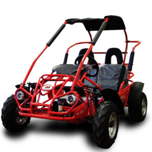 TrailMaster MID-Size XRX Go Kart, 196cc 6.5hp Torque Converter, Electric-Start, Kids Ages 7-12 – Red