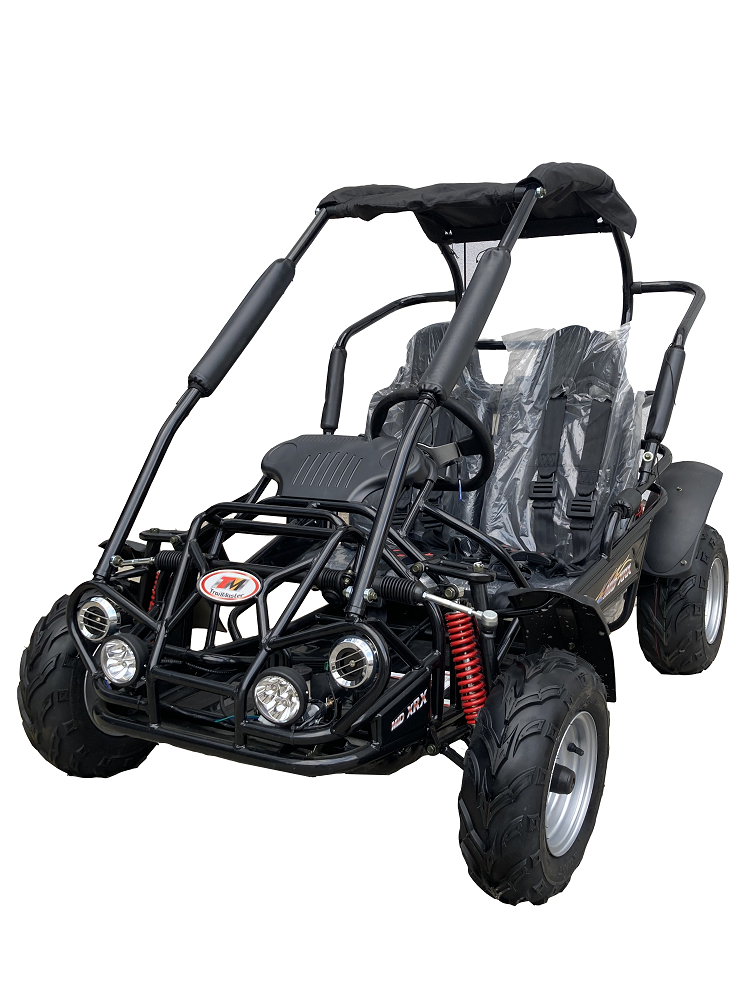 TrailMaster MID-Size XRX-R Go Kart, 196cc 6.5hp Torque Converter, Electric Start with Reverse, Kids Ages 7-12 – Red - Image 2