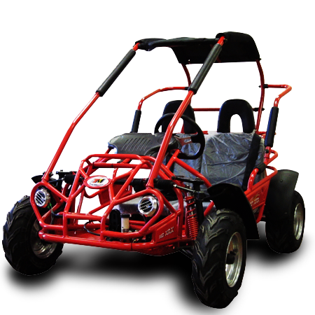 TrailMaster MID-Size XRX-R Go Kart, 196cc 6.5hp Torque Converter, Electric Start with Reverse, Kids Ages 7-12 – Red - Image 3