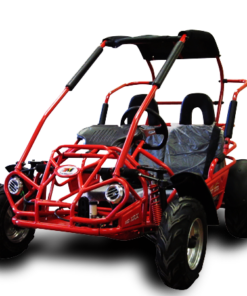 TrailMaster MID-Size XRX-R Go Kart, 196cc 6.5hp Torque Converter, Electric Start with Reverse, Kids Ages 7-12 – Red