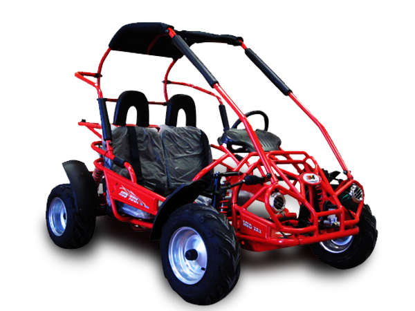 TrailMaster MID-Size XRX-R Go Kart, 196cc 6.5hp Torque Converter, Electric Start with Reverse, Kids Ages 7-12 – Red - Image 4