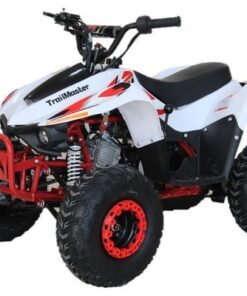 TrailMaster Mini Sport N110 ATV, Automatic with Reverse, 7 inch Wheels, Ages 8 and up – Red