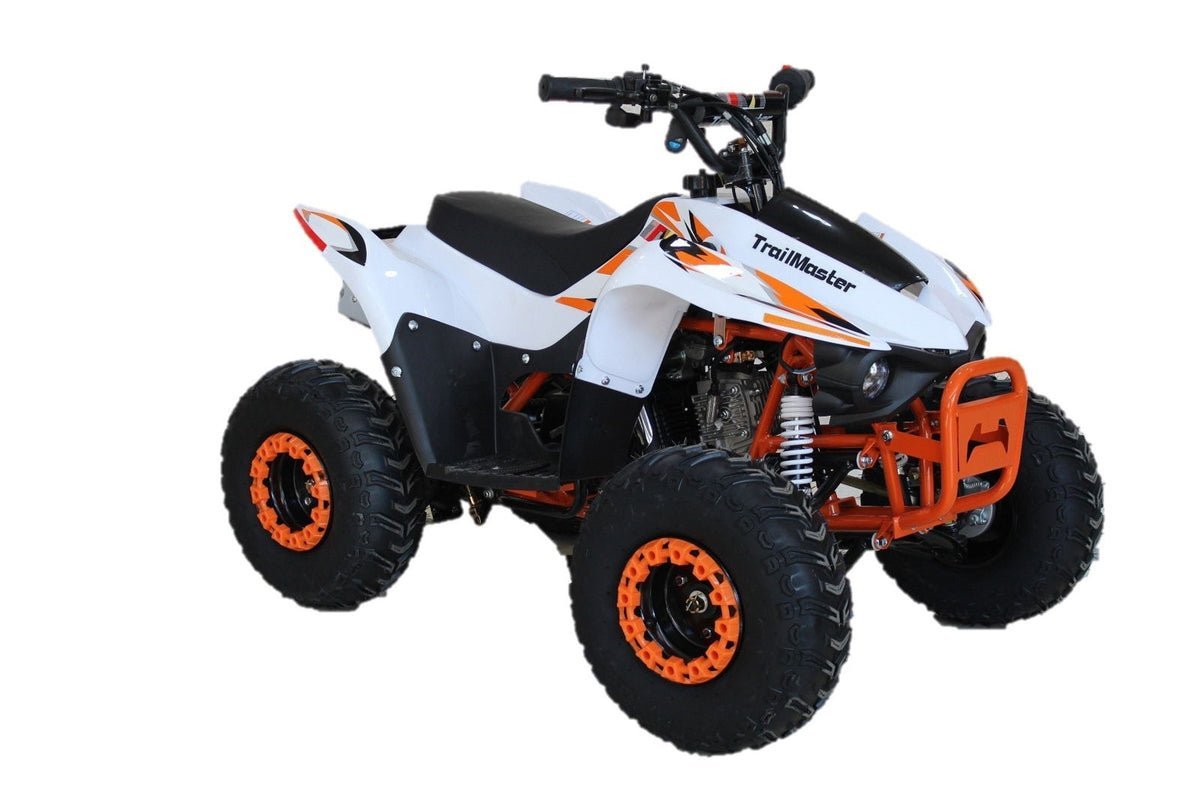 TrailMaster Mini Sport N110 ATV, Automatic with Reverse, 7 inch Wheels, Ages 8 and up – Red - Image 4