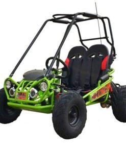 TrailMaster MINI XRX/R+ Go Kart, 5.5hp Parental Remote Control with Reverse, Kids Ages 4-9 – Green