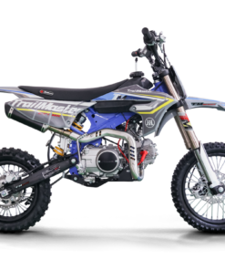 Alternative view of TrailMaster MK110ES Pro Series Dirt Bike, BOSCH EFI, 4-Speed Automatic, Electric Start, Dual Disc Brakes, (14/12) Wheels – Red