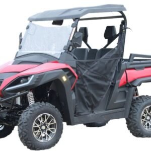 Alternative view of TrailMaster Panther 550 UTV, 4X4, Larger Body, Heavy Duty Suspension, 34hp, EFI, High Low Range Automatic Trans, CA Legal – Red