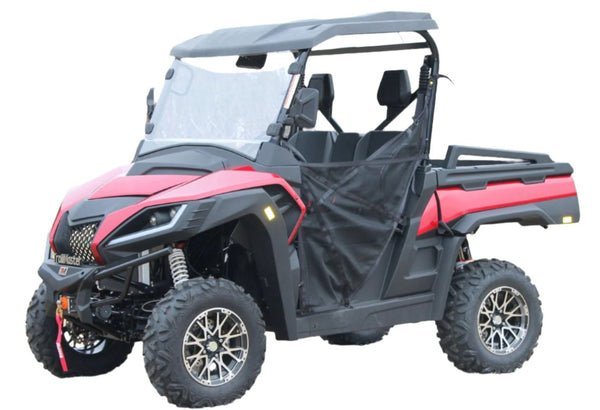 TrailMaster Panther 550Pro UTV, 4X4, Larger Body, Electric Power Steering, Heavy Duty Suspension, 34hp, EFI, High Low Range Automatic Trans, CA Legal, Deluxe Features – Red