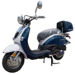Alternative view of TrailMaster Sorrento 150cc Street Scooter, Ships Fully Assembled – Red