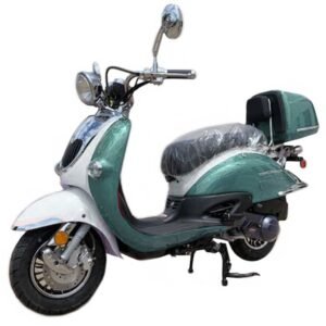 Alternative view of TrailMaster Sorrento 50cc Street Scooter – Red