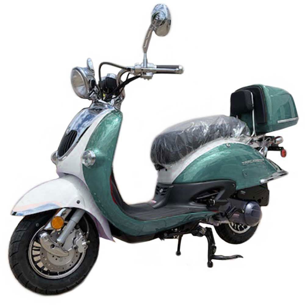 TrailMaster Sorrento 50cc Street Scooter, Ships Fully Assembled – Red - Image 2