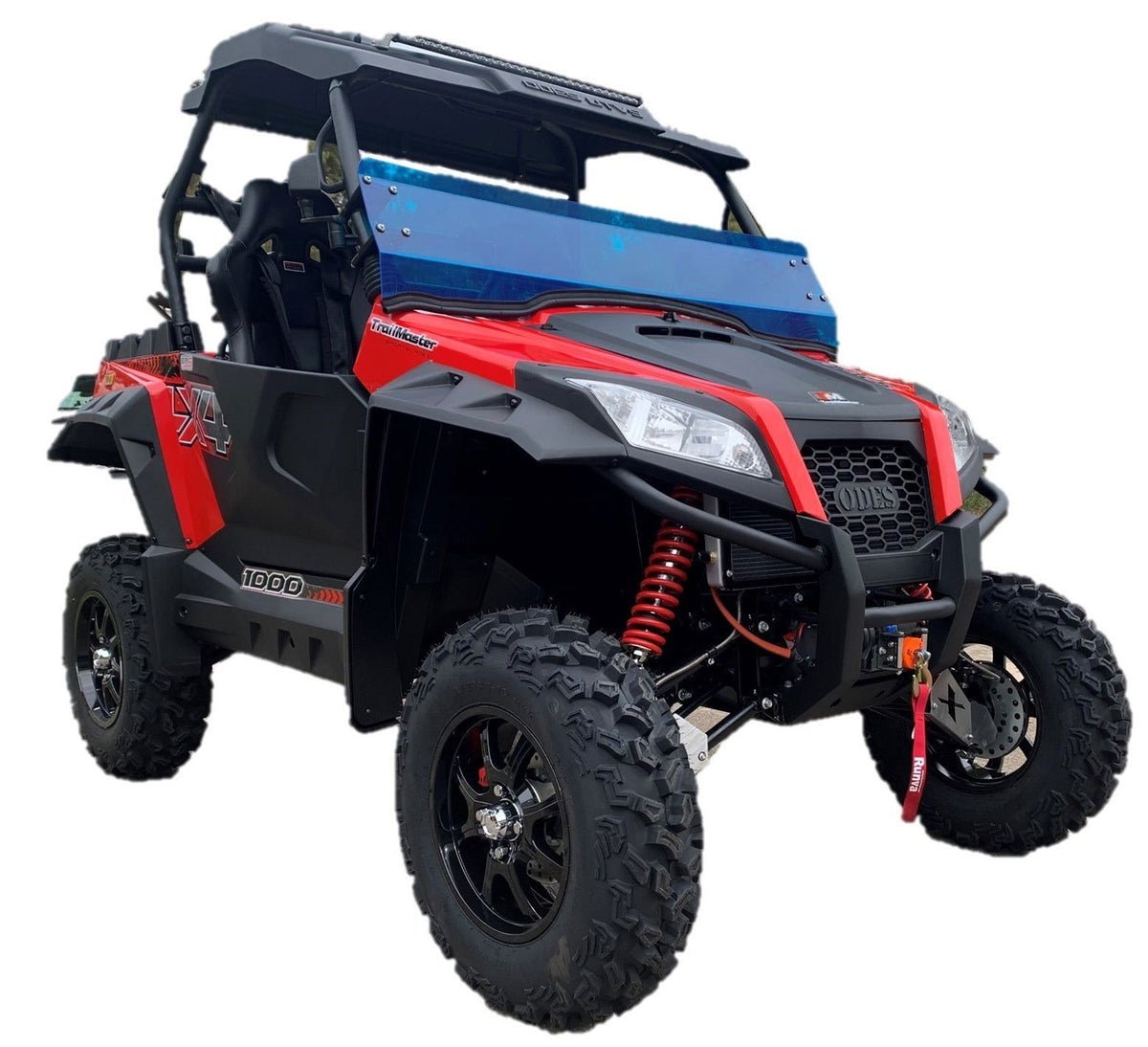 TrailMaster SportsCross 1000 UTV Side by Side – Red/Black - Image 4