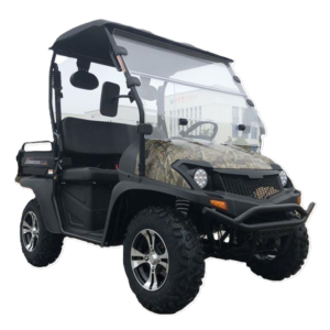 Alternative view of TrailMaster Taurus 200U Gas UTV High/Low Gear-Golf Cart Style UTV, Alloy Wheels – Tree Camo