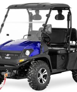 Alternative view of TrailMaster Taurus 450-GV Gas 4-Seat UTV, 4×4 High/Low Gear, Alloy Wheels – Blue