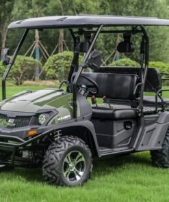 TrailMaster Taurus 450GX Gas Golf Cart, 26hp EFI Engine, 2×4/4×4 H/L Gear with Locking Differential – Green