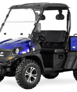 Alternative view of TrailMaster Taurus 450U Gas UTV, 4×4 Shaft Drive, Liquid cooled, High/Low Alloy Wheels – Blue