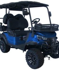 TrailMaster TBM X4 Electric Golf Cart, 5kW Lithium Battery – Blue