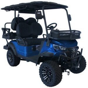 TrailMaster TBM X4 Electric Golf Cart, 5kW Lithium Battery – Blue