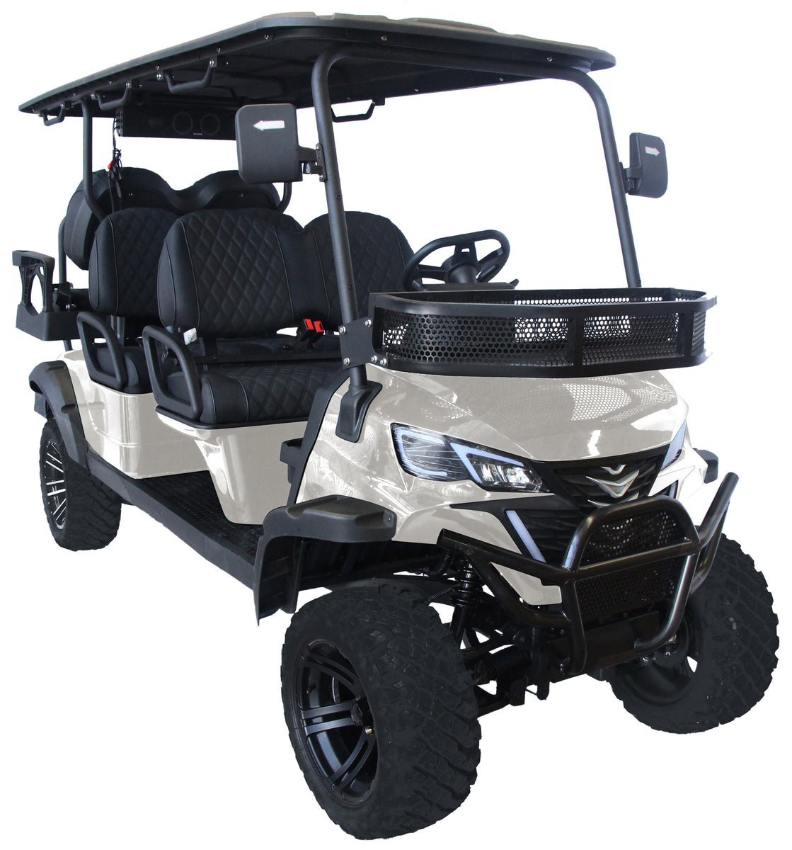TrailMaster TBM X6 6-seater Electric Golf Cart, 5kW Lithium Battery – Blue - Image 4