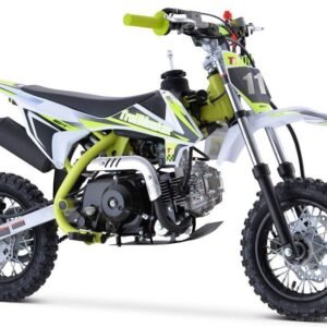 Alternative view of TrailMaster TM10 110cc Dirt Bike 4-Speed Auto Clutch, Dual Disc (10/10), Ages 8-12 – Green