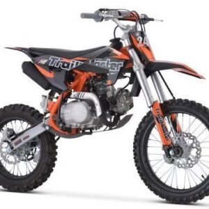 Alternative view of TrailMaster TM24 125cc Dirt Bike 4-Speed Semi Auto (17/14), Ages 12 and up – Red