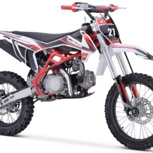 Alternative view of TrailMaster TM27 125cc Large Frame, Dirt Bike 4-Speed Manual (17/14), Ages 12 and up – Red