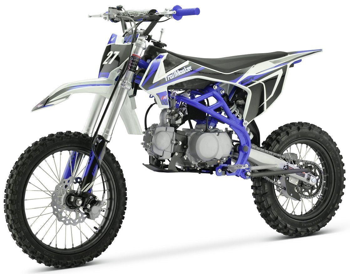 TrailMaster TM27 125cc Large Frame, Dirt Bike 4-Speed Manual (17/14), Ages 12 and up – Red - Image 3