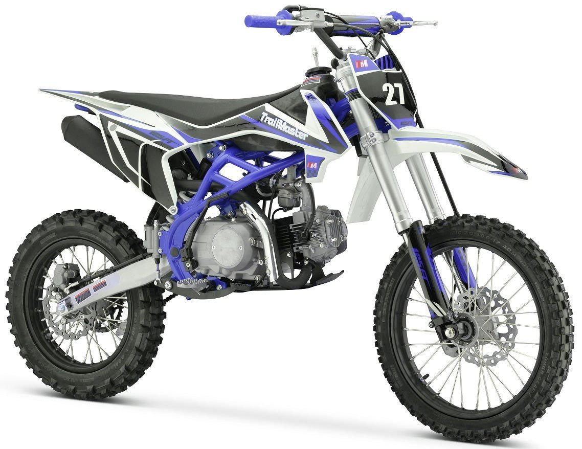 TrailMaster TM27 125cc Large Frame, Dirt Bike 4-Speed Manual (17/14), Ages 12 and up – Red - Image 4