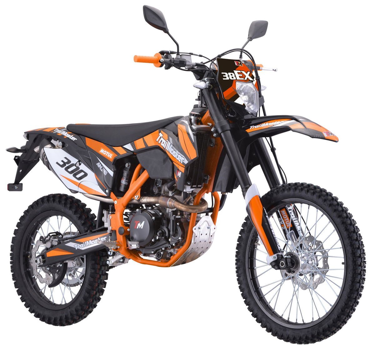 TrailMaster TM38EX 300 Dirtbike 31hp, 6-Speed Manual, Liquid Cooled, Fuel Injected – Red - Image 3