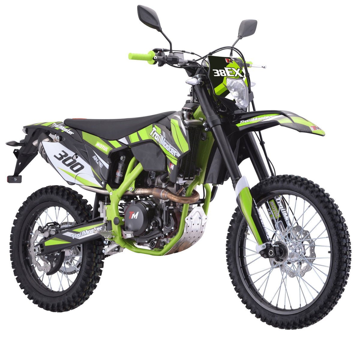 TrailMaster TM38EX 300 Dirtbike 31hp, 6-Speed Manual, Liquid Cooled, Fuel Injected – Red - Image 4