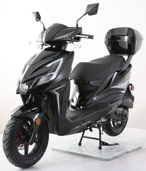 TrailMaster Trophy 50cc Street Scooter – Black