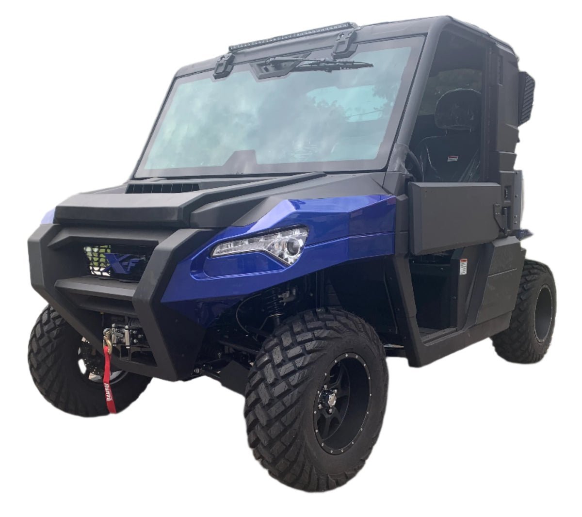 TrailMaster WorkCross 1000 UTV Side by Side, 85hp V-Twin EFI Engine, 2×4/4×4, Limited Slip, Differential Lock Mode – Blue - Image 2