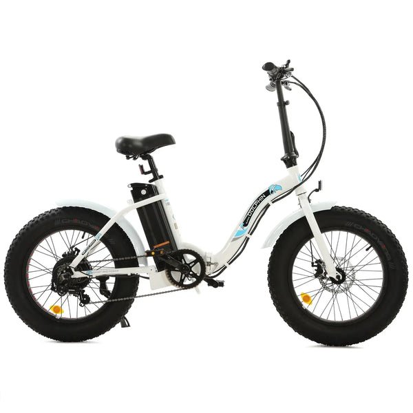 UL Certified – Ecotric Dolphin 36V 500W Portable Folding Fat Tire Electric Bike - Image 2